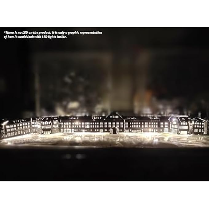 TOKYO STATION 3D METAL PUZZLE MODEL KIT TOKYO STATION ARCHITECTURE 3D METAL PUZZLE FOR ADULTS, 24.2 X 6 X 3.6 CM - Image 2